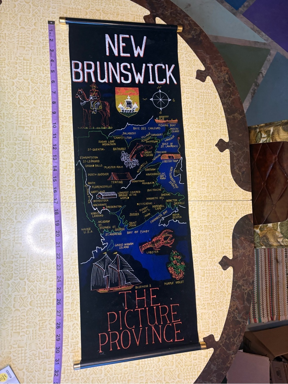 Vintage New Brunswick Wall Hanging - The Picture Province